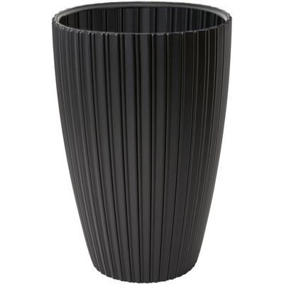 Flower Pot - GARDEN ID - Fancy - 40 X 58 Cm - For Garden, Balconies or Interiors - Black