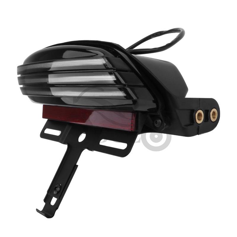 Red Multifunctional Rear Tail Light for Harley Softail/Dyna/Fat Boy Models (2006-2011)