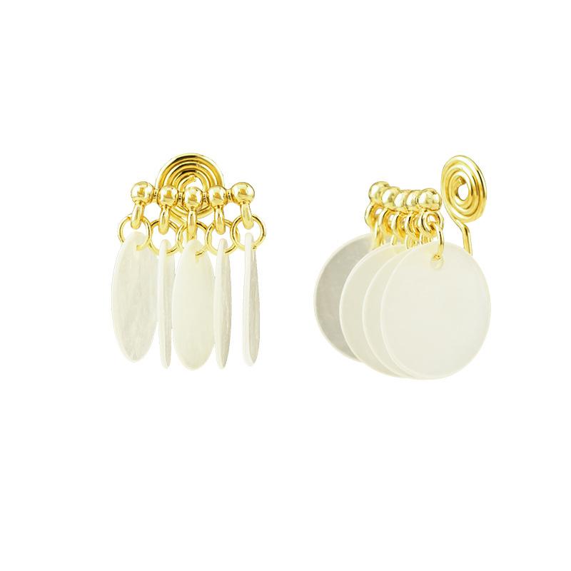 

Простая круглая подвеска-спираль от комаров, модная клипса для ушей без сережек для пирсинга