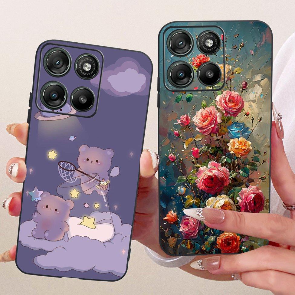 For Moto G57 Power 5G Case Cover Fashion Butterfly Cute Cool Painted Soft Phone Casing For Motorola Moto G57 Power 5G Bumper