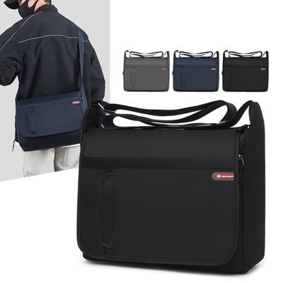 Borsa Oxford Grande Capacità Borsa a Tracolla da Uomo Borsa a Spalla Multifunzione da Lavoro
