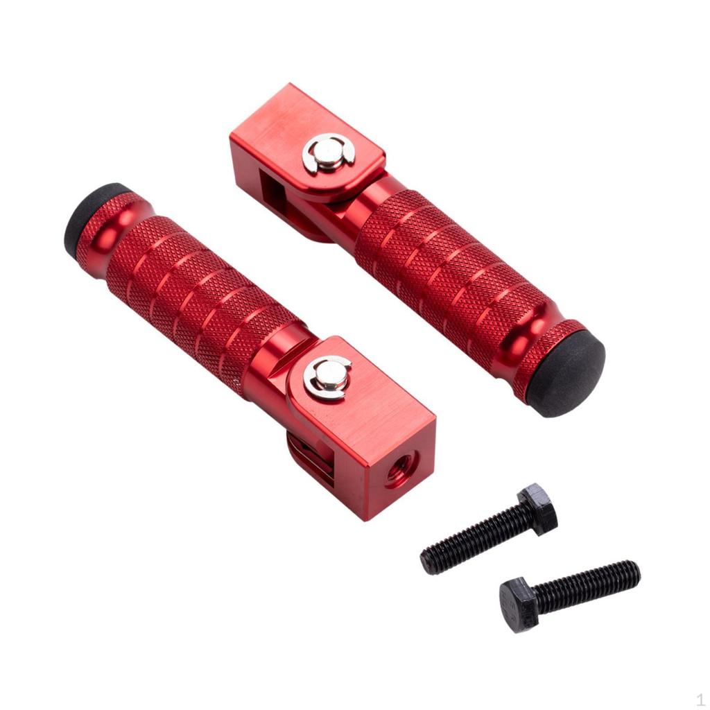 2Pcs Foldable Foot Rest Pedals Folded Footrests Universal Folding Footpegs for Scooter Direct