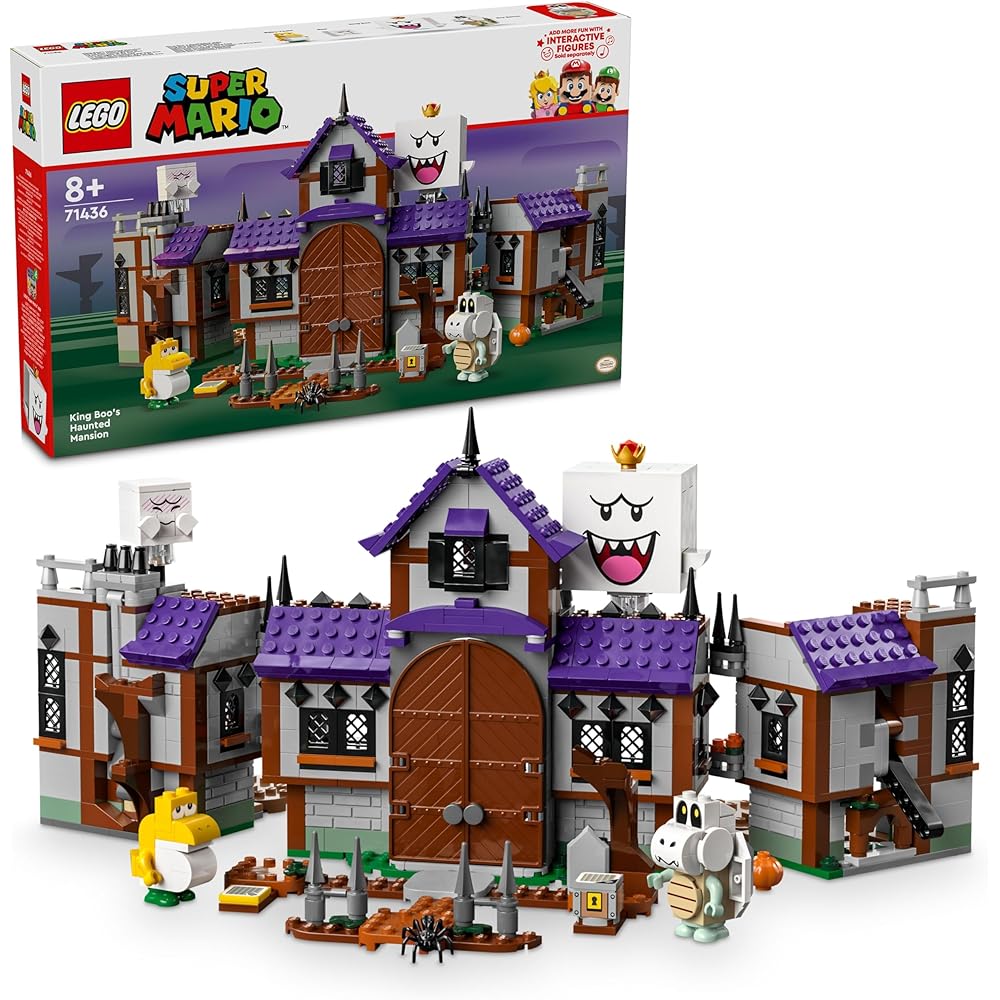 

LEGO Super Mario King Boo Haunted House Toy Building Set for Kids Ages 8-10, Creative Block Game