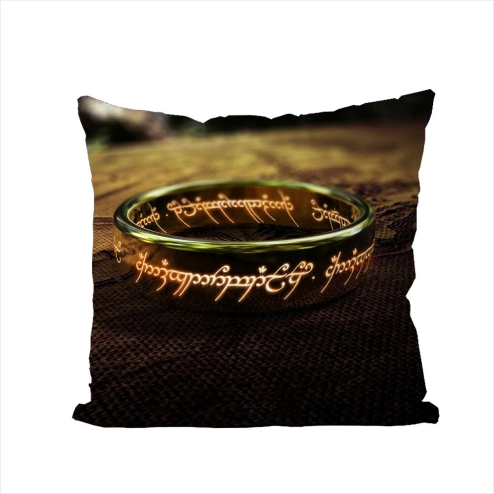 The LLord Of The Rings Pillow Case For Car Sofa Decorative Home Doublesided Print Plush Square Throw Pillow Cushion Cover