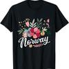 Skandinavisches Land Norwegen Berge T-Shirt