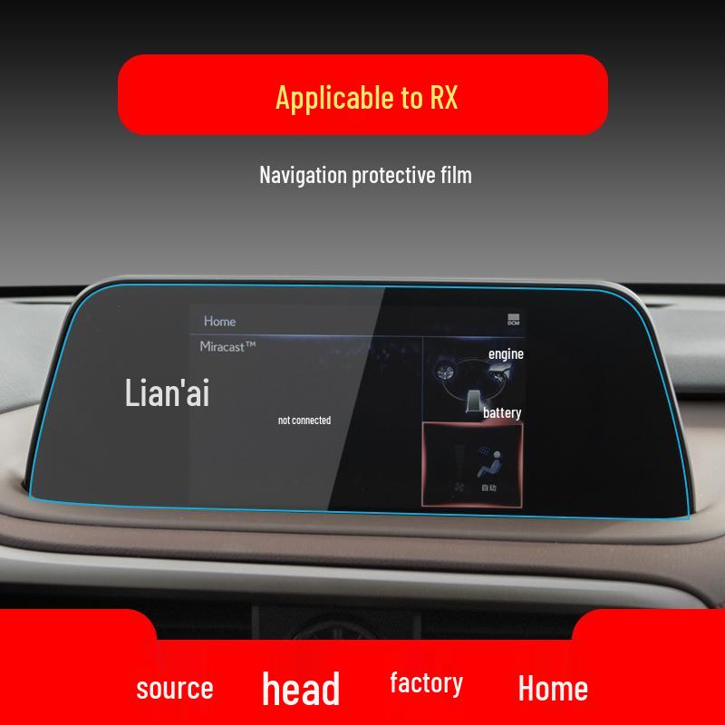Lexus UX/RX/RZ Navigation Tempered Film & Center Console Screen Protector
