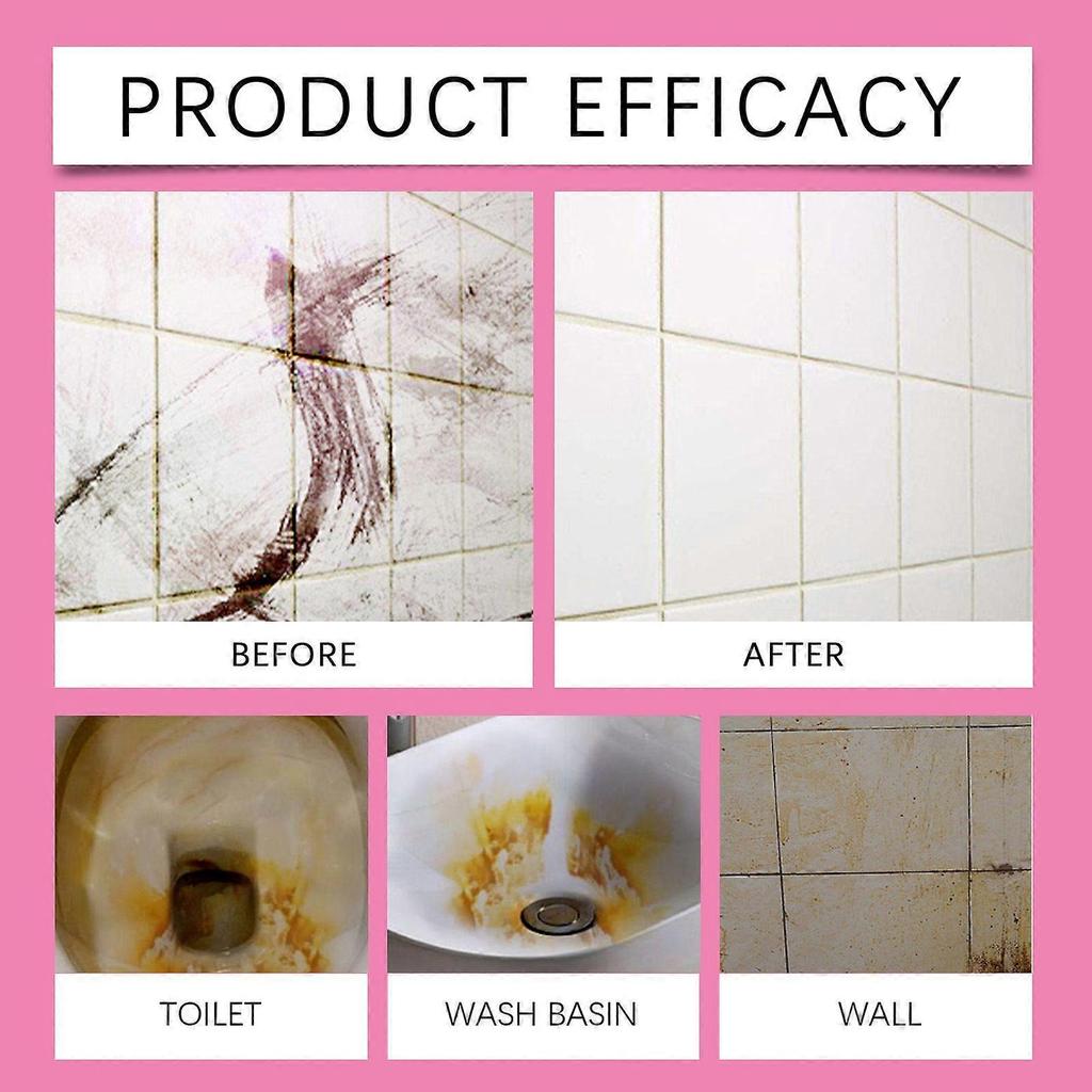 Badezimmer Reinigungs Gel Badezimmer Wandfliesen Toiletten Flecken und Kalkentferner 120g + Spitzdüse