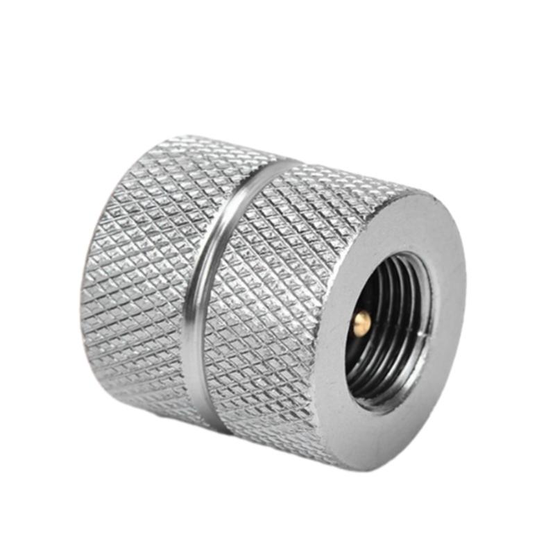 Butanes Stove Gas Refill Adapter Screw Type Valves Canister Connector Camping Backpacking Stove Refill Adapter Durable