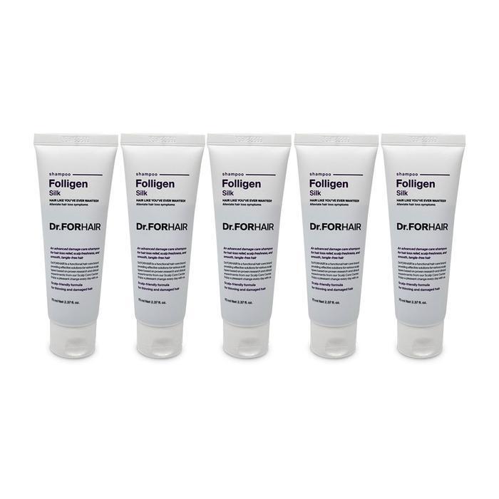 

DR.FORHAIR Folligen Silk Shampoo for Damaged Hair, Citrus Floral Scent, 70ml (Portable) 5 Ss (15948597)