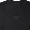 Emporio Armani Solid Color Round Neck Logo Fitted Short Sleeve T-Shirt Men tops Black 3D1TH0-1JOCZ-0999