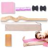 Ergonomic Ballet Stretching Device Elastic Stretch Band Wooden Ballet Foot Stretcher Set for Muscle Stretching Exercises