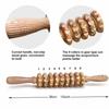 Durable And Safe 1Pc Wooden Massage Roller Wood Therapy Massage Tools For Body Shaping - Anti Cellulite Wood Manuel Wooden Fascia Massage Roller