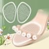 Plantillas de Silicona para Metatarso con Puntos de Masaje Antideslizantes para Alivio del Dolor en Tacones Altos y Sandalias