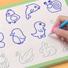 Caderno Mágico para Crianças com Sulcos para Desenhar Jardim de Infância 3-8 Anos Desenho Infantil Prática Básica Sulco Livro