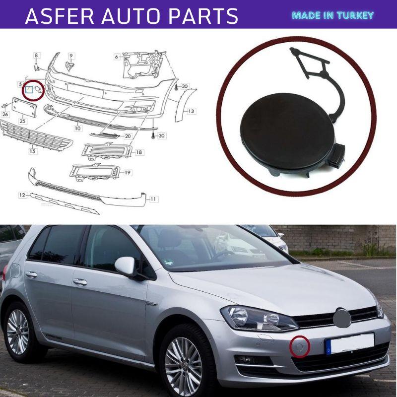 Front Bumper Towbar Cover For Golf Mk7 2013-2016 OEM 5G0807241