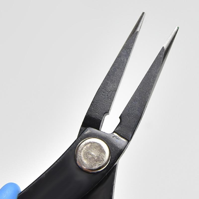 Delicate Work Pliers Fine Pointed Tip 5inch Carbon Steel Construction Crafting Jewelry Repair Enhanced Control Handle