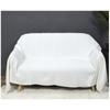 Les Trésors De Lily [A3525] - Ivory Embossed 'Boho' Cotton Sofa Throw Blanket - 250x170 Cm