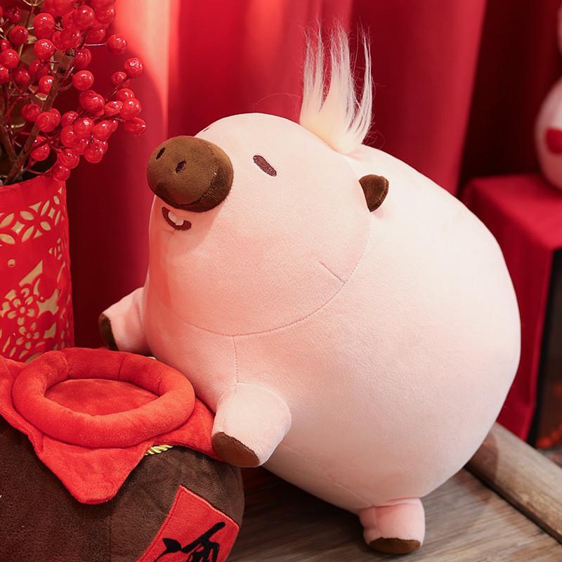Plush Charming Pig Companion Toy Pillow Room Decor For Children And Giving Gift