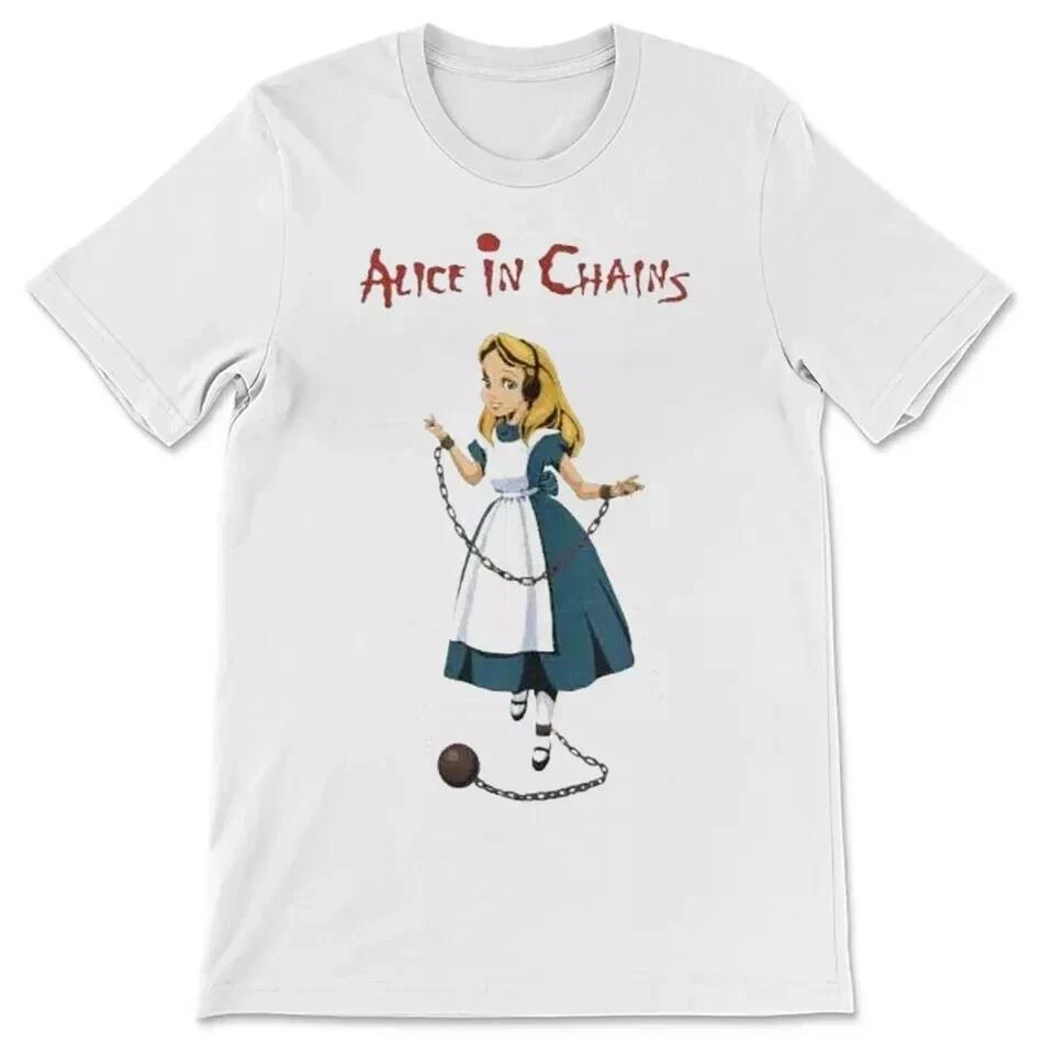 New Alice In Wonderland Alice In Chains Band Gift For Fans Men S-5XL T-Shirt M