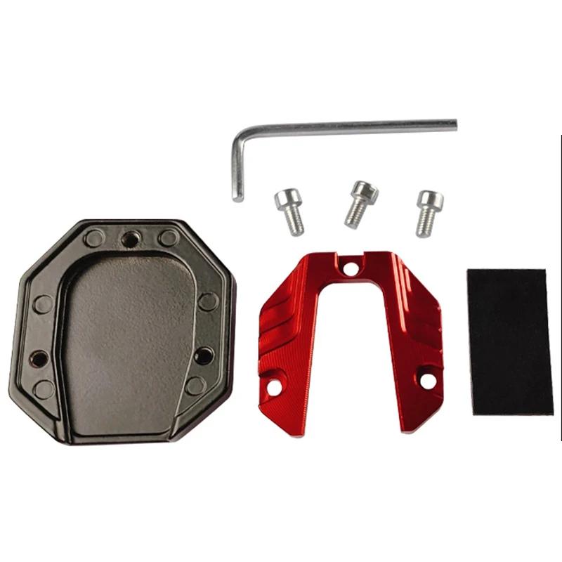 Motorcycle Kickstand Extender Moto Foot Side Stand Enlarge Extension Support Anti-ski Base Extension Foot Pad Stand