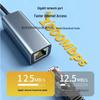 USB-C to Gigabit Ethernet Adapter with RJ45 Port for Computers and Laptops - Driverless.