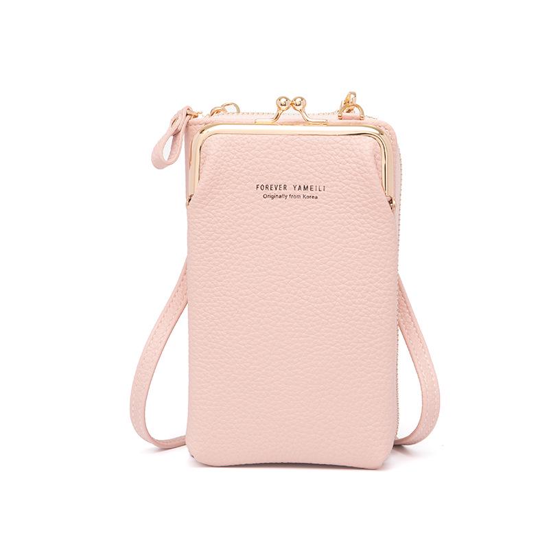 Fashion New Large Capacity Phone Purse for Women PU Leather Crossbody Shoulder Bag Pouch Female Casual Handbag Pack