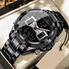 Casual Men's Watch 30m Waterproof Sports Military Dual Display Watch Quartz LED Digital Watches Relogios Masculino