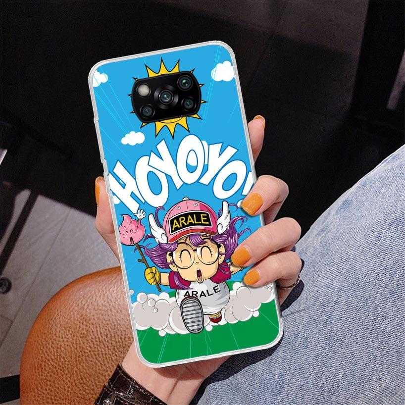 Dr Slump Arale Anime Phone Case For Xiaomi Poco X7 X6 X5 Pro F7 Ultra Redmi 15C 15 13C 13 12C 12 10 10A 10C 9 9A 9C 9T Cover Poc