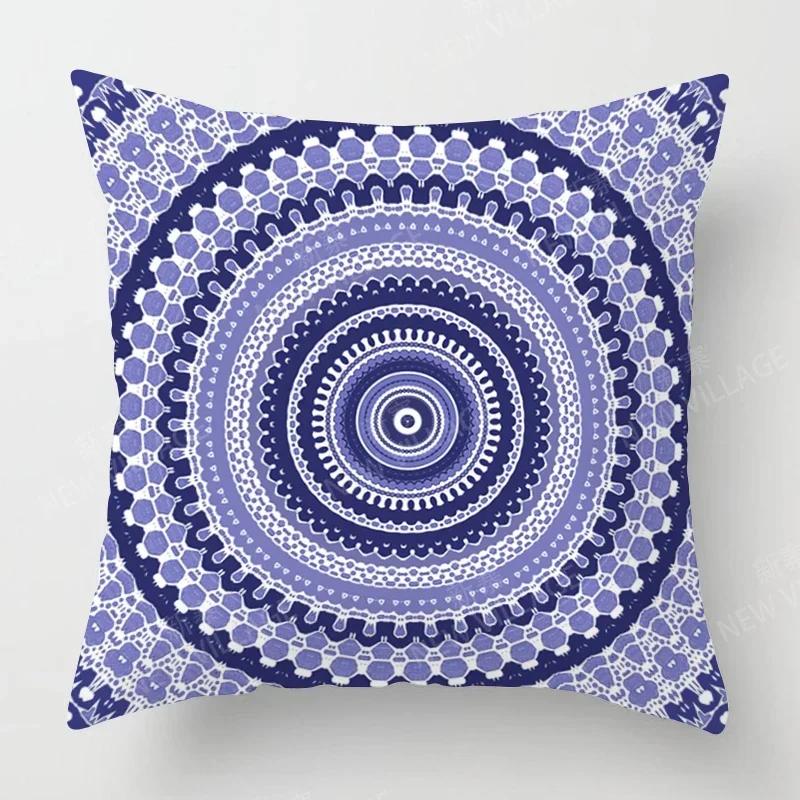 Fall Home Decor Autumn Living Room Throw Pillow Cover Sofa Boho Cushion Cover   Mandala