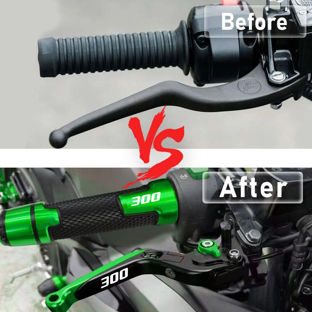Pro KAWASAKI NINJA300R NINJA 300R ABS NINJA300 R 2008- 2018 2017 Motocykl Nastavitelné páčky brzdové spojky Řídítka