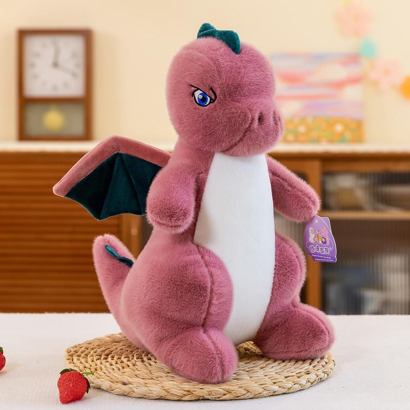 Adorable Green Dinosaur Plush Toy Stuffed Animal For Boys Birthday Gift