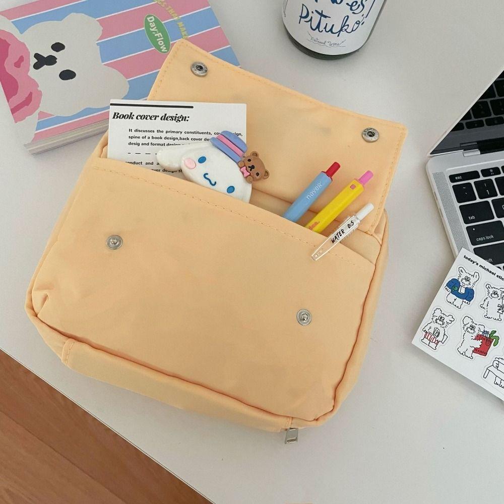 Multi-functional Pen Bag Large Capacity Storage Bag High Quality Stationery Bag  School Office