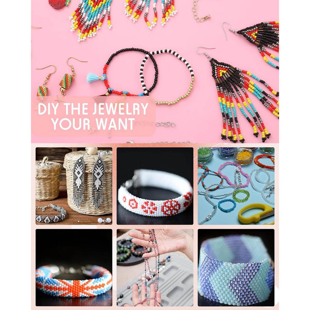 Werkzeug zur Schmuckherstellung mit Perlen, Perlenwebset, leichte Strickmaschine zum Herstellen von Armbändern und Halsketten