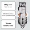 Professional Full Metal Rechargeable Electric Hair Clipper Set for Hairdressing and Shaving