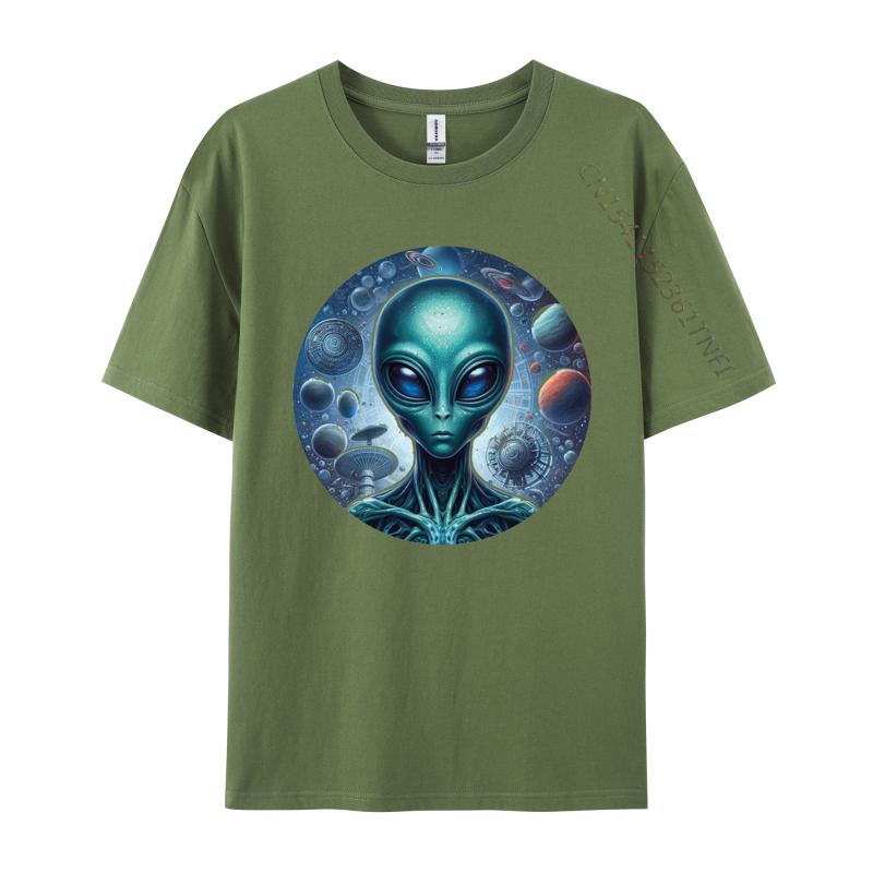 Alien In Space Tshirts Vintage Shirts For Unisex Cotton Tops T Shirt Retro SciFi Horror Unisex Classic Tshirt