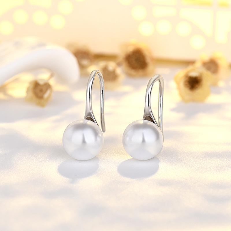 925 Sterling Silver Cross Stud Earrings For Women High Quality Exquisite Student Girlfriend Jewelry Accessories Heart GiftGood product