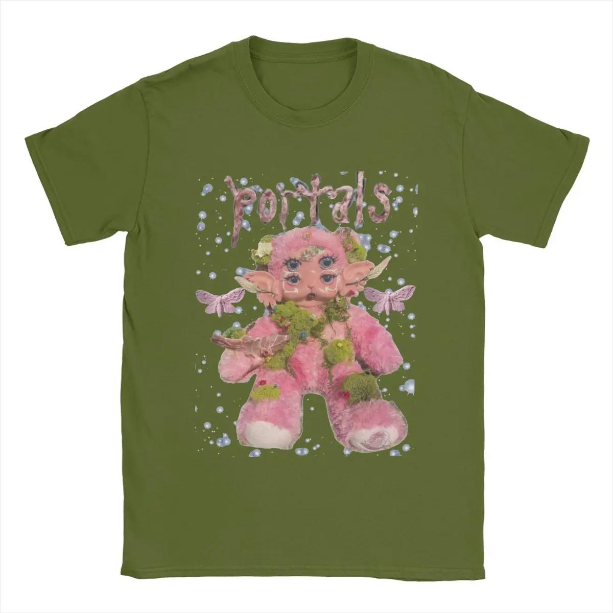 

Мужские футболки Melanie Martinez Portals Vintage Cotton Tees Футболка с коротким рукавом Топы с круглым вырезом Графический 3XL