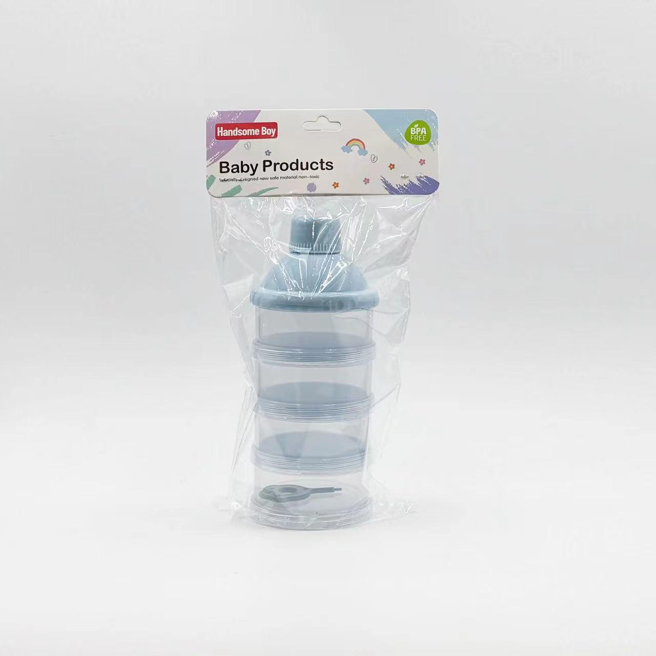 

Xierbao Portable Baby Four-Layer Milk Powder Container with Large Capacity and Detachable Design