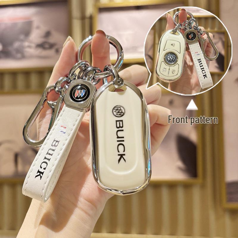 High-End Key Case for Buick: GL8, Envision S, LaCrosse ES, Landzun, Verano Plus, Regal - Women's Edition.