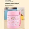10oz Soup Thermos Cup for Hot Food Kids, with Spoon Insulated Food Container, Wide Mouth Lunch Food Thermal Jar, Casual Style