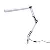 LED Swing Arm Desk Lamp Eye Care Foldable   Three Color Temperatures Clamp Desk Lamp for   White