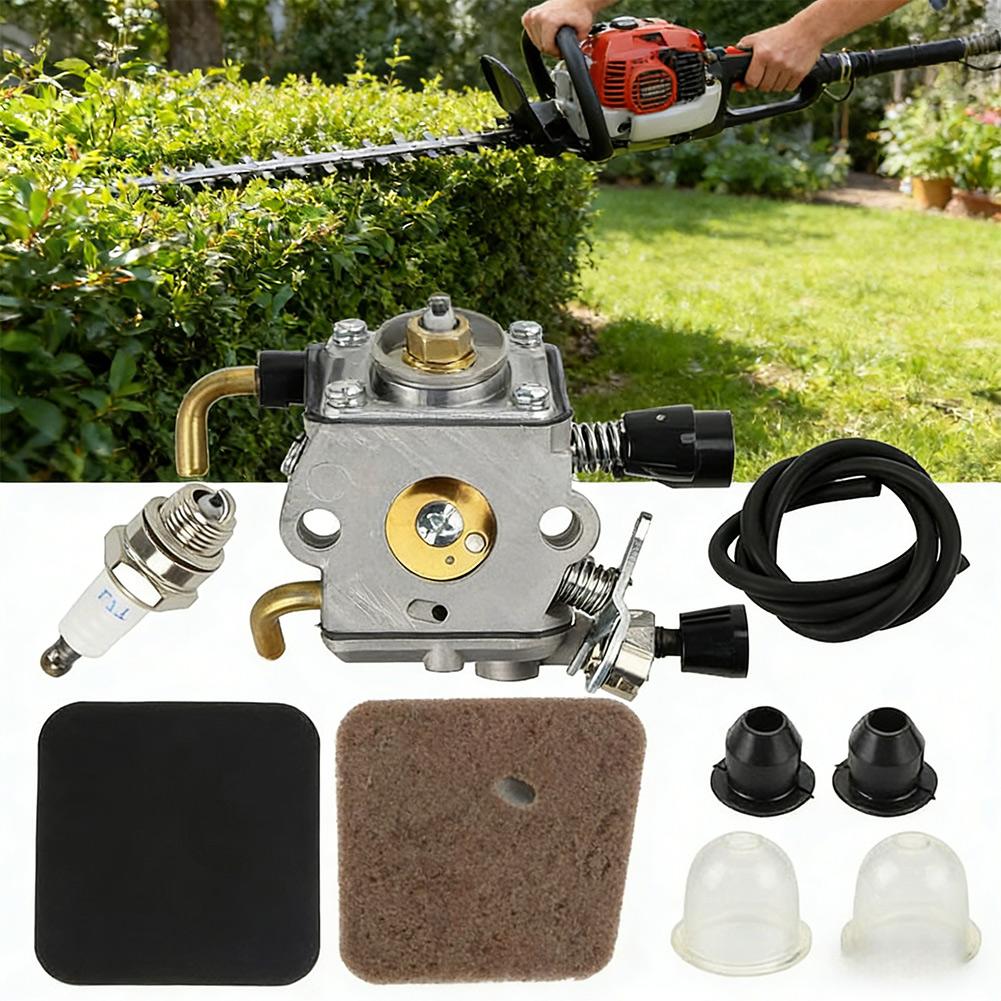 Hs45 Hedge Trimmer Carburetor Carbon Air Filter Engine Assembly Kit Garden Lawn Mower Replacement Parts