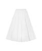 Banwonateullie P3313 Shirred Tiered Maxi Skirt_White