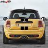 Schwarz Weiß Rot Vinyl Aufkleber Auto Motorhaube Streifen Haube Aufkleber Abdeckung Für MINI Cooper R50 R53 R56