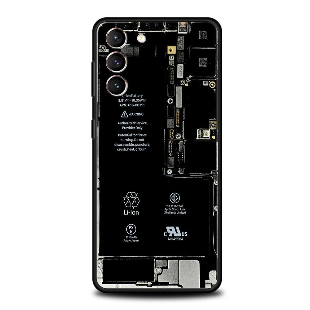 Main Circuit Board Pattern Phone Case Cover for Samsung Galaxy S26 S25 S24 S23 S22 S20 S21 FE Ultra S25 Edge Plus Soft TPU Shell