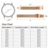 Uxcell 316L Stainless Steel Mesh Watch Band, 12mm Quick Release Adjustable Metal Watch Strap for Men and Women, Rose Gold