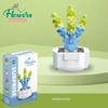 Succulente Blocchi da costruzione Pianta da assemblaggio Bouquet in vaso Giocattolo per bambini Decorazione creativa Modello