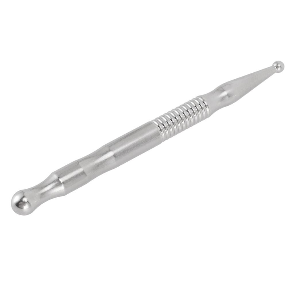 Manual Acupressure Pen Stainless Steel Deep Tissue Massage Guasha Reflexology Pressing Point Massager for Hands Feet BJ006