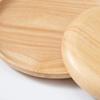 Farfurie japoneza din lemn pentru desert rotunda lac natural fara ceara farfurie gustare cu fructe Accesorii pentru bucatarie de casa Vesela si farfurii