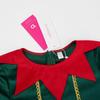 ReliBeauty Santa Claus Cosplay Costume for Girls and Christmas Elf Hat Red and Size 110 Kids, Boys, Set, Green,